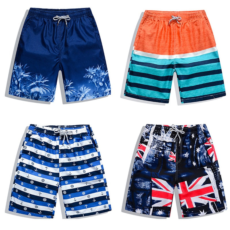 Summer Fitness Board Shorts Men's and Women's Quick-Dry Beach & Swimwear