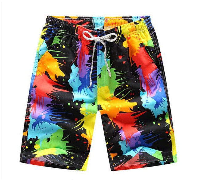 Summer Fitness Board Shorts Men's and Women's Quick-Dry Beach & Swimwear