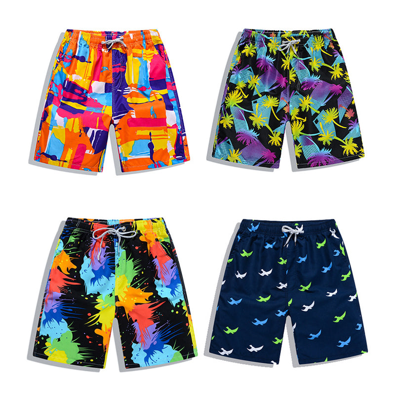 Summer Fitness Board Shorts Men's and Women's Quick-Dry Beach & Swimwear