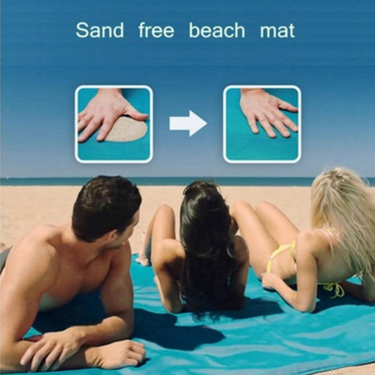 Sand-Free Portable Beach Mat - Anti-Slip Outdoor Rug